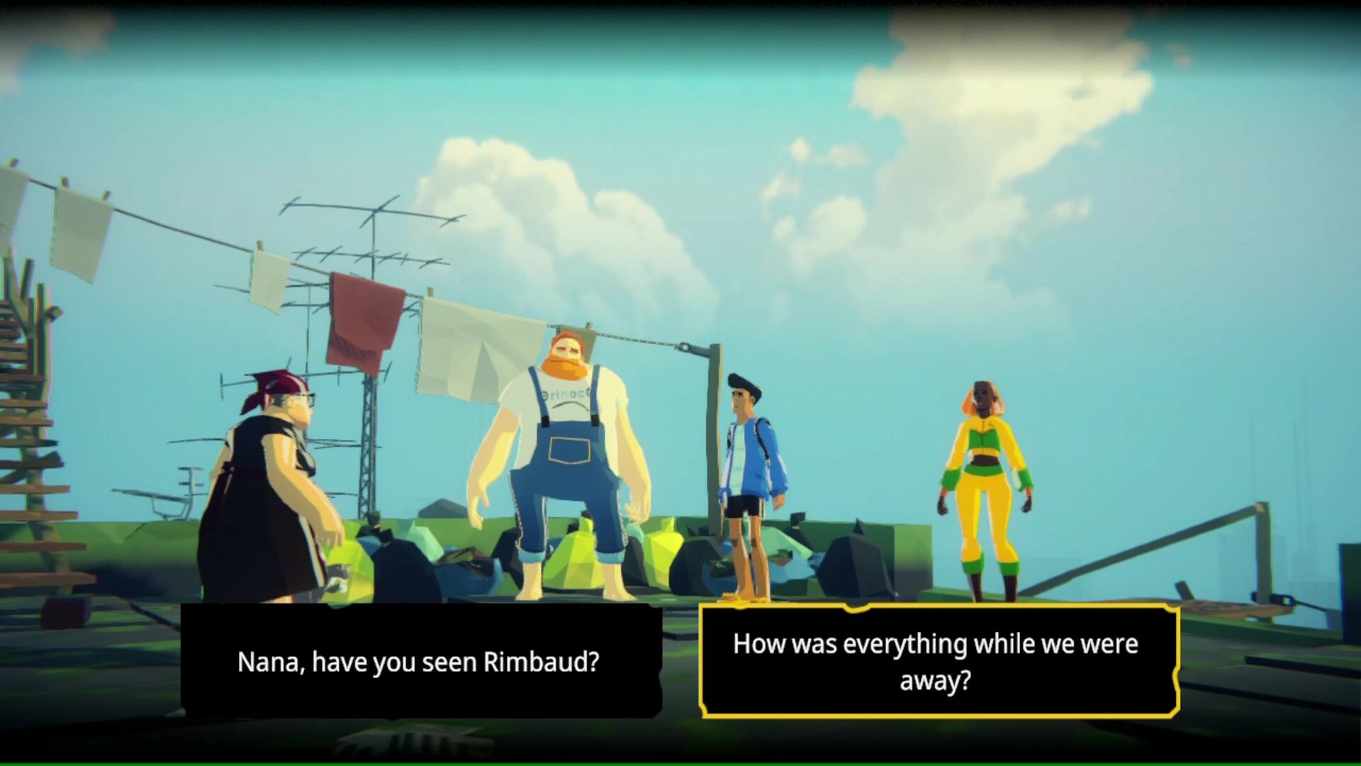 Highwater Dialogue Choices