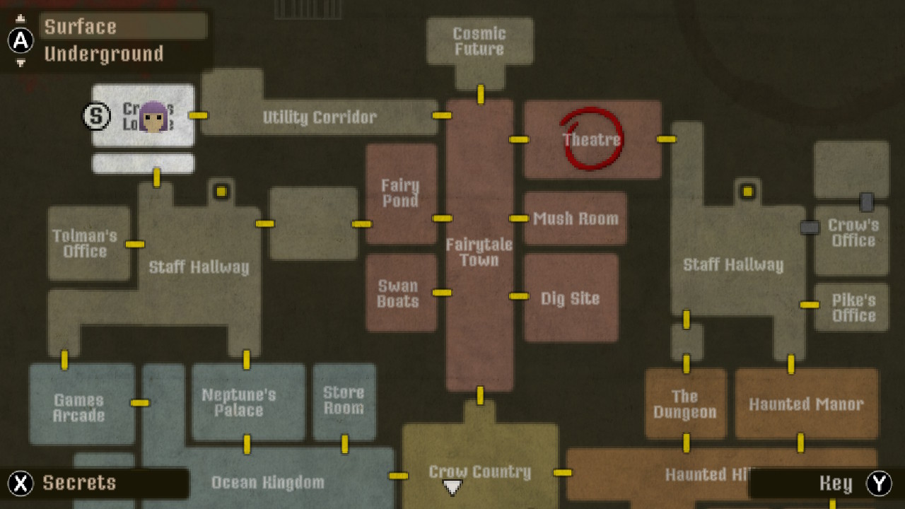 Crow Country Map